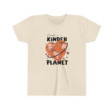 Load image into Gallery viewer, Create a Kinder Planet Pinks Girls Retro T-shirt
