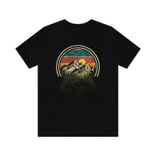 Load image into Gallery viewer, Mountain Adventure Retro Men&#39;s Short Sleeve Graphic Tee
