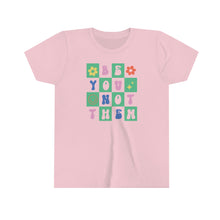 Load image into Gallery viewer, Be You Not Them Girls Youth Retro T-shirt
