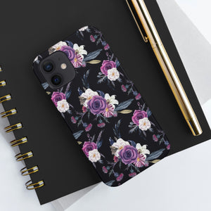 Purple Rose Tough Phone Case, Case-Mate