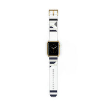 Load image into Gallery viewer, Linear Geo Faux-Leather Apple Watch Band
