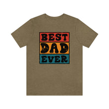 Load image into Gallery viewer, Best Dad Ever Retro Men&#39;s Short Sleeve Graphic Tee
