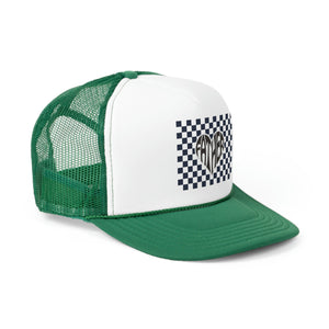 Father Checker Trucker Cap