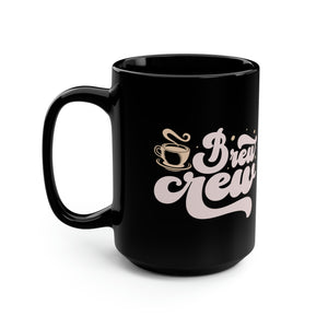 Brew Crew Black Mug, 15oz