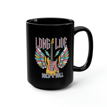 Load image into Gallery viewer, Long Live Rock and Roll Black Mug, 15oz
