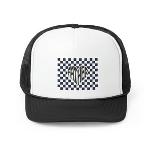 Father Checker Trucker Cap