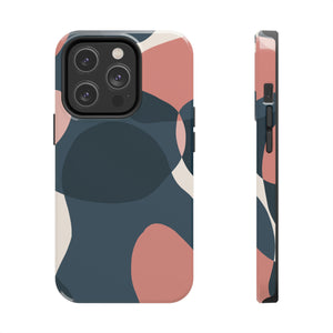 Abstract Pink and Blue Tough Phone Case, Case-Mate