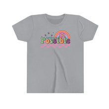 Load image into Gallery viewer, Anything Possible Youth Girls Retro T-shirt
