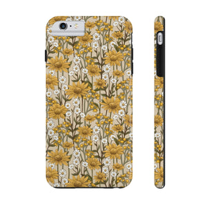 Vintage Wildflowers 70's Tough Phone Case, Case-Mate