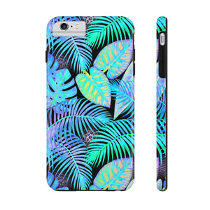 Neon Blue Jungle Tough Phone Case, Case-Mate