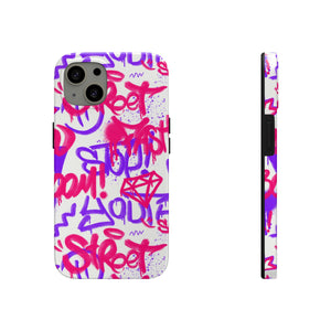 Graffiti Pink Tough Phone Case, Case-Mate