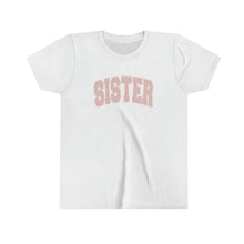 Load image into Gallery viewer, Sister Varsity Girls Youth Retro T-shirt
