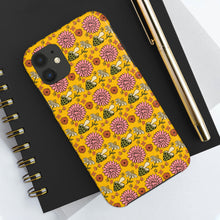 Load image into Gallery viewer, Retro 70&#39;s Mushrooms and Flowers Tough Phone Case, Case-Mate
