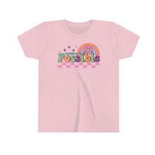 Load image into Gallery viewer, Anything Possible Youth Girls Retro T-shirt
