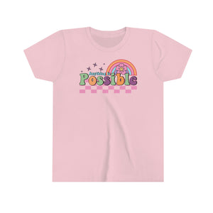 Anything Possible Youth Girls Retro T-shirt