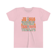 Load image into Gallery viewer, Jesus The Way Girls Retro T-shirt
