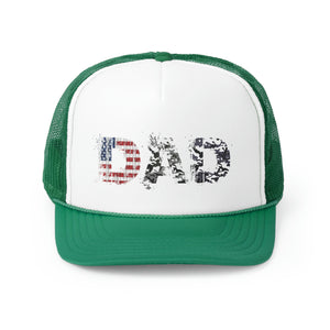 Flag Dad Trucker Cap