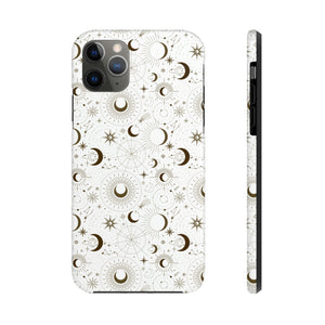 Sun and Moon White Phone Case, Case-Mate