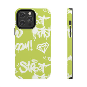 Graffiti Green Tough Phone Case, Case-Mate