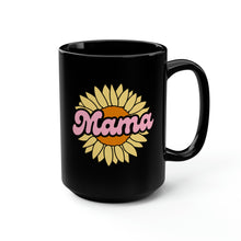 Load image into Gallery viewer, Sunflower Mama Black Mug, 15oz
