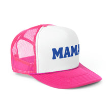 Load image into Gallery viewer, Mama Blue Retro Trucker Cap
