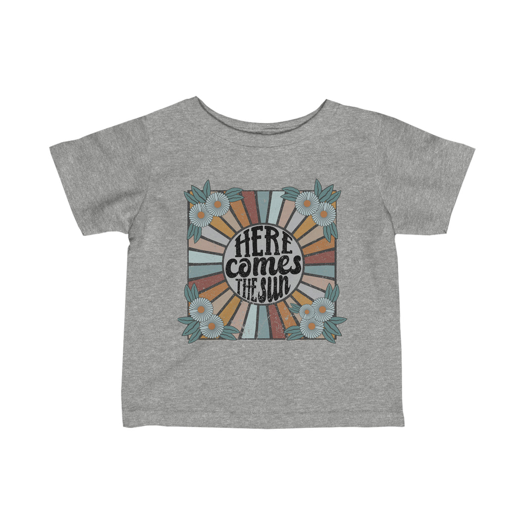 Here Comes the Sun Infant Fine Jersey Tee