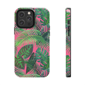 Neon Jungle Pink and Green Tough Phone Case, Case-Mate