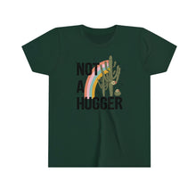 Load image into Gallery viewer, Not A Hugger Cactus Girls Youth Retro T-shirt
