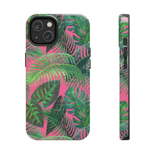 Neon Jungle Pink and Green Tough Phone Case, Case-Mate