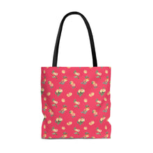 Load image into Gallery viewer, Peaches Dark Pink/Red High Quality Tote Bag
