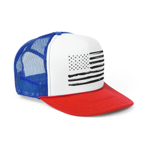 Distressed Flag Trucker Cap