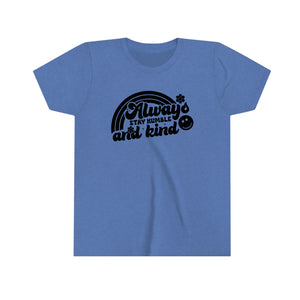 Always Stay Humble and Kind Rainbow Youth Boys T-shirt