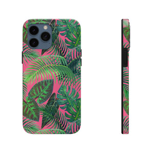 Neon Jungle Pink and Green Tough Phone Case, Case-Mate