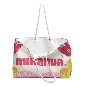 The Miranda Floral Custom Weekender/Beach Bag