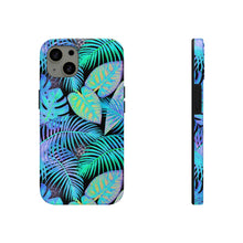 Load image into Gallery viewer, Neon Blue Jungle Tough Phone Case, Case-Mate
