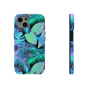 Neon Blue Jungle Tough Phone Case, Case-Mate