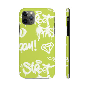 Graffiti Green Tough Phone Case, Case-Mate