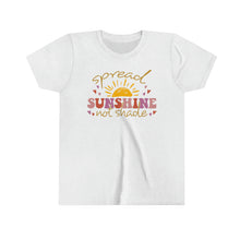 Load image into Gallery viewer, Spread Sunshine Not Shade Girls Youth Retro T-shirt
