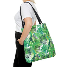 Load image into Gallery viewer, Green Jungle Tiger High Quality Tote Bag
