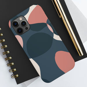 Abstract Pink and Blue Tough Phone Case, Case-Mate