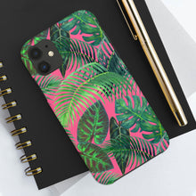 Load image into Gallery viewer, Neon Jungle Pink and Green Tough Phone Case, Case-Mate
