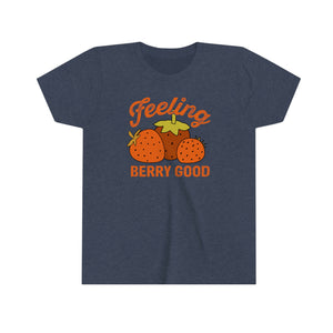 Feeling Berry Good Girls Youth Retro T-shirt