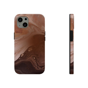 Brown Marble Tough Phone Case, Case-Mate