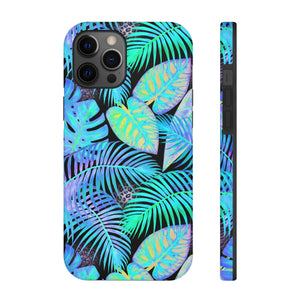 Neon Blue Jungle Tough Phone Case, Case-Mate