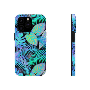 Neon Blue Jungle Tough Phone Case, Case-Mate