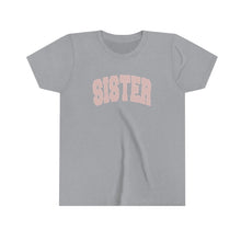 Load image into Gallery viewer, Sister Varsity Girls Youth Retro T-shirt
