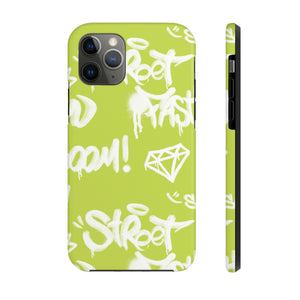 Graffiti Green Tough Phone Case, Case-Mate