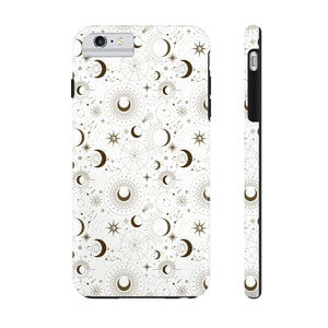 Sun and Moon White Phone Case, Case-Mate