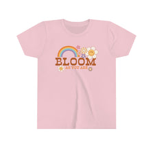 Load image into Gallery viewer, Bloom As You Are Youth Girls Retro T-shirt
