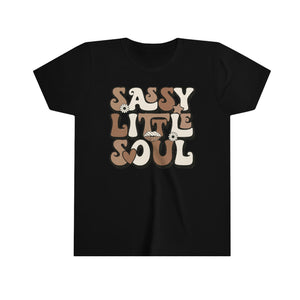 Sassy Little Soul Girls Youth Retro T-shirt